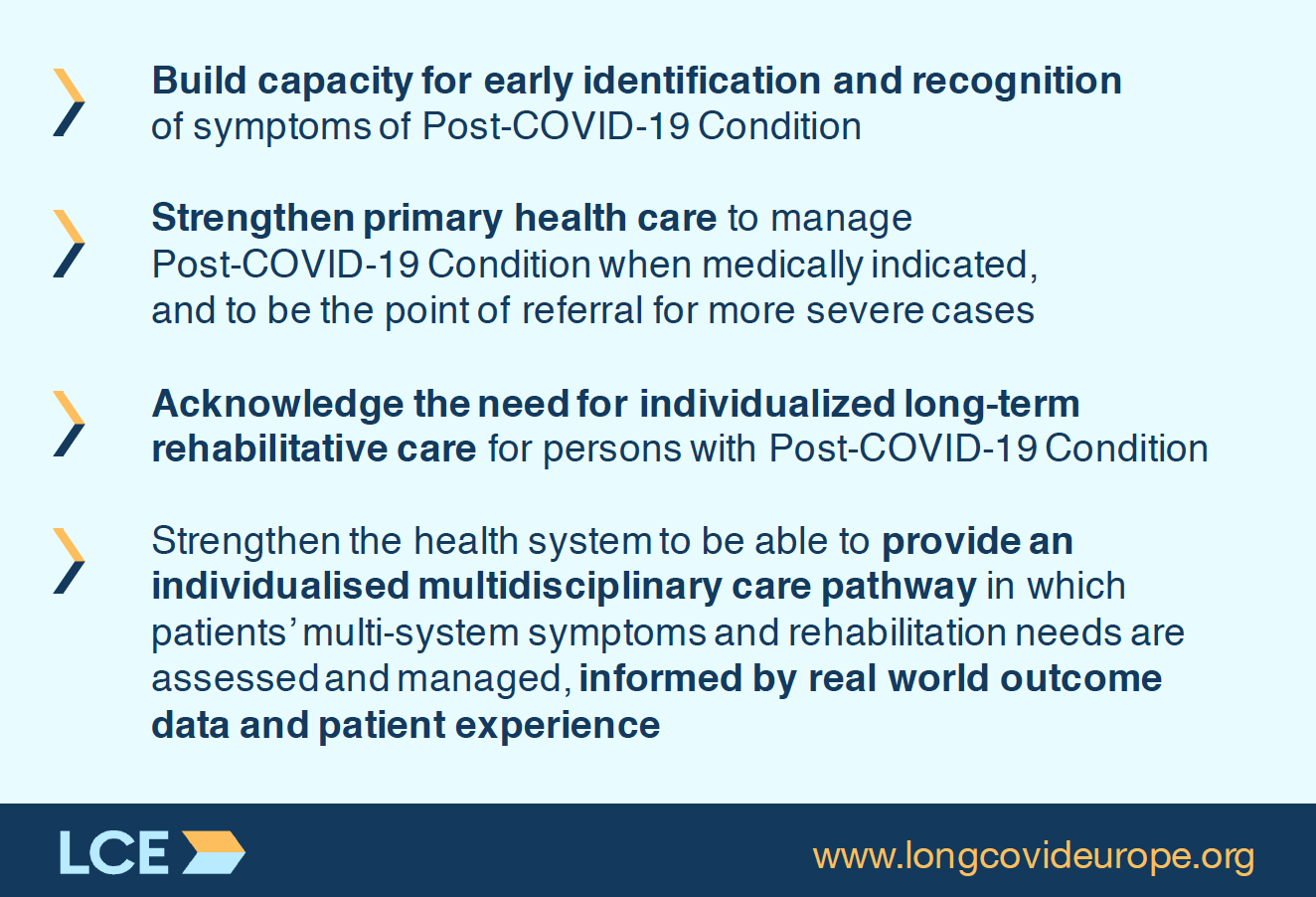Felhívás: Egységes egészségügyi modell a poszt-Covid-19 kezelésére!